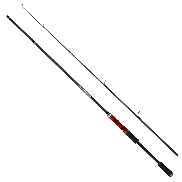 Battalion Viper 2 Piece Hi-Modulus Carbon Fibre Spinning Fishing Rod ...