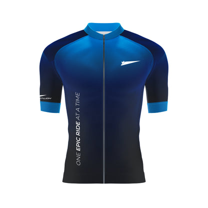 Blue Fade Cycling Jersey