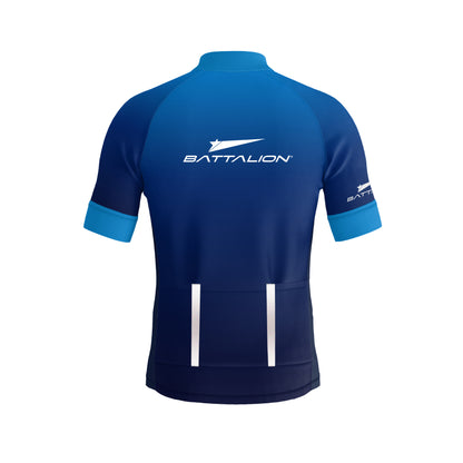 Blue Fade Cycling Jersey