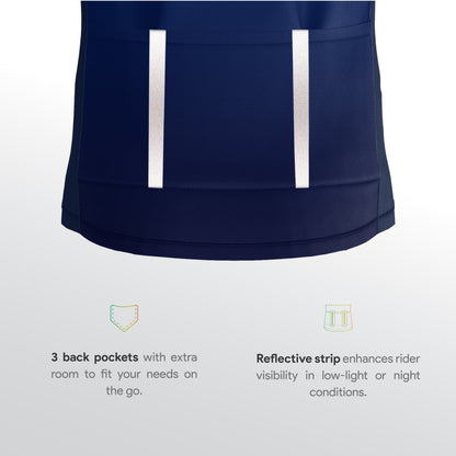 Blue Fade Cycling Jersey